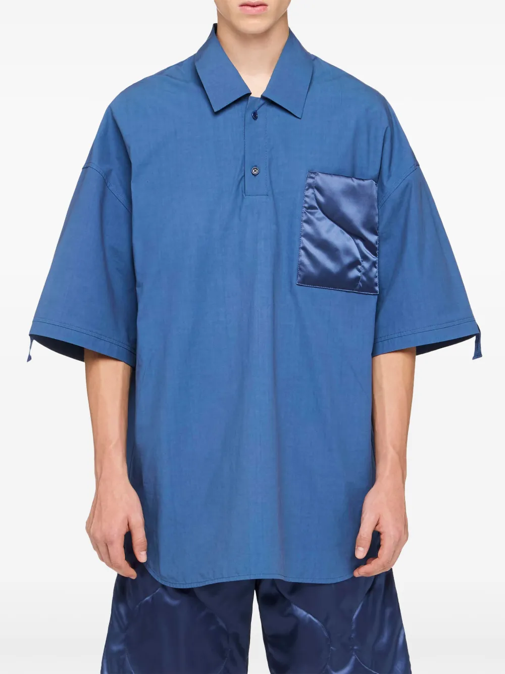 Cheap JW Anderson quilted-pocket polo shirt Men