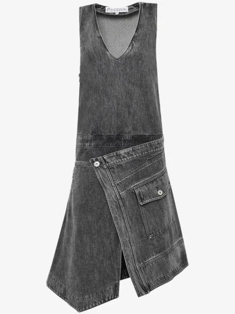 JW Anderson vestido cruzado sin mangas
