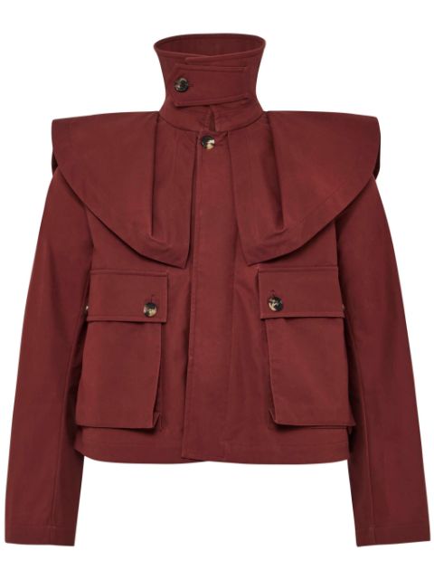 JW Anderson oversize-collar trench jacket Men