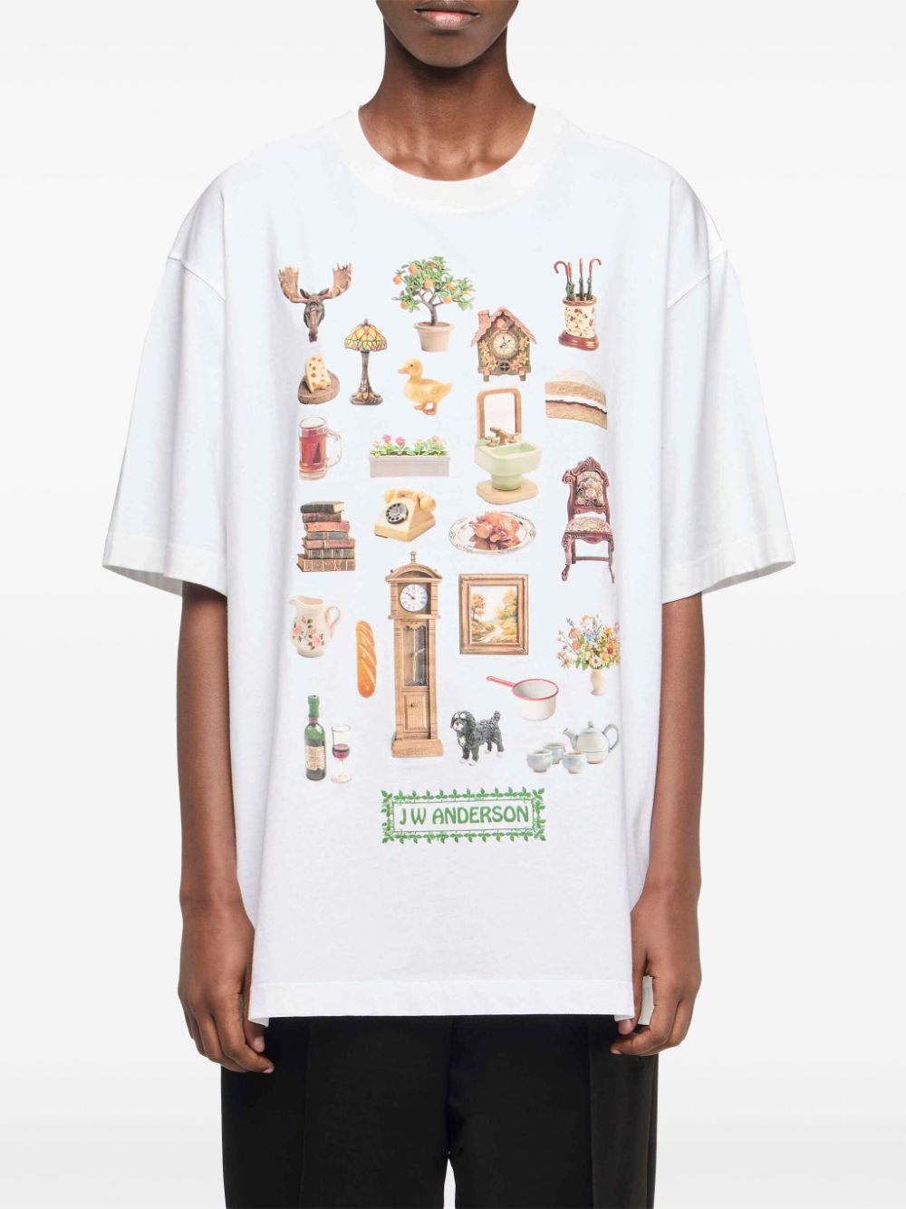 JW Anderson Diorama-print T-shirt Women