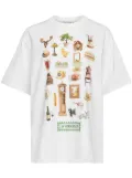 JW Anderson Diorama-print T-shirt - White