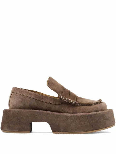 JW Anderson mocasines con plataforma de 50mm