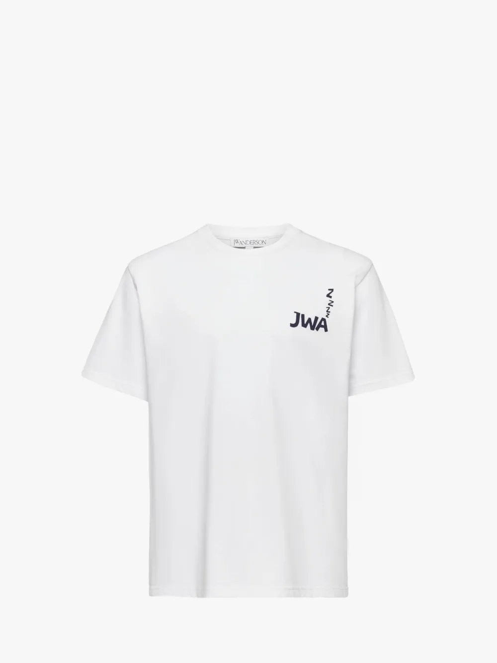 Shop Jw Anderson Jwa Back Print T-shirt In White
