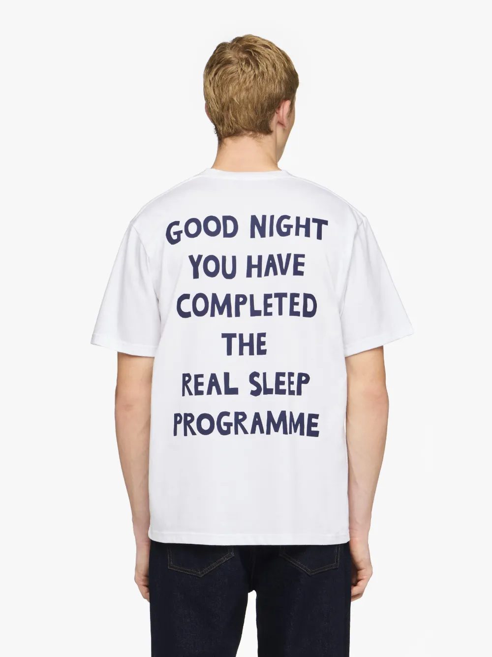 Shop Jw Anderson Jwa Back Print T-shirt In White