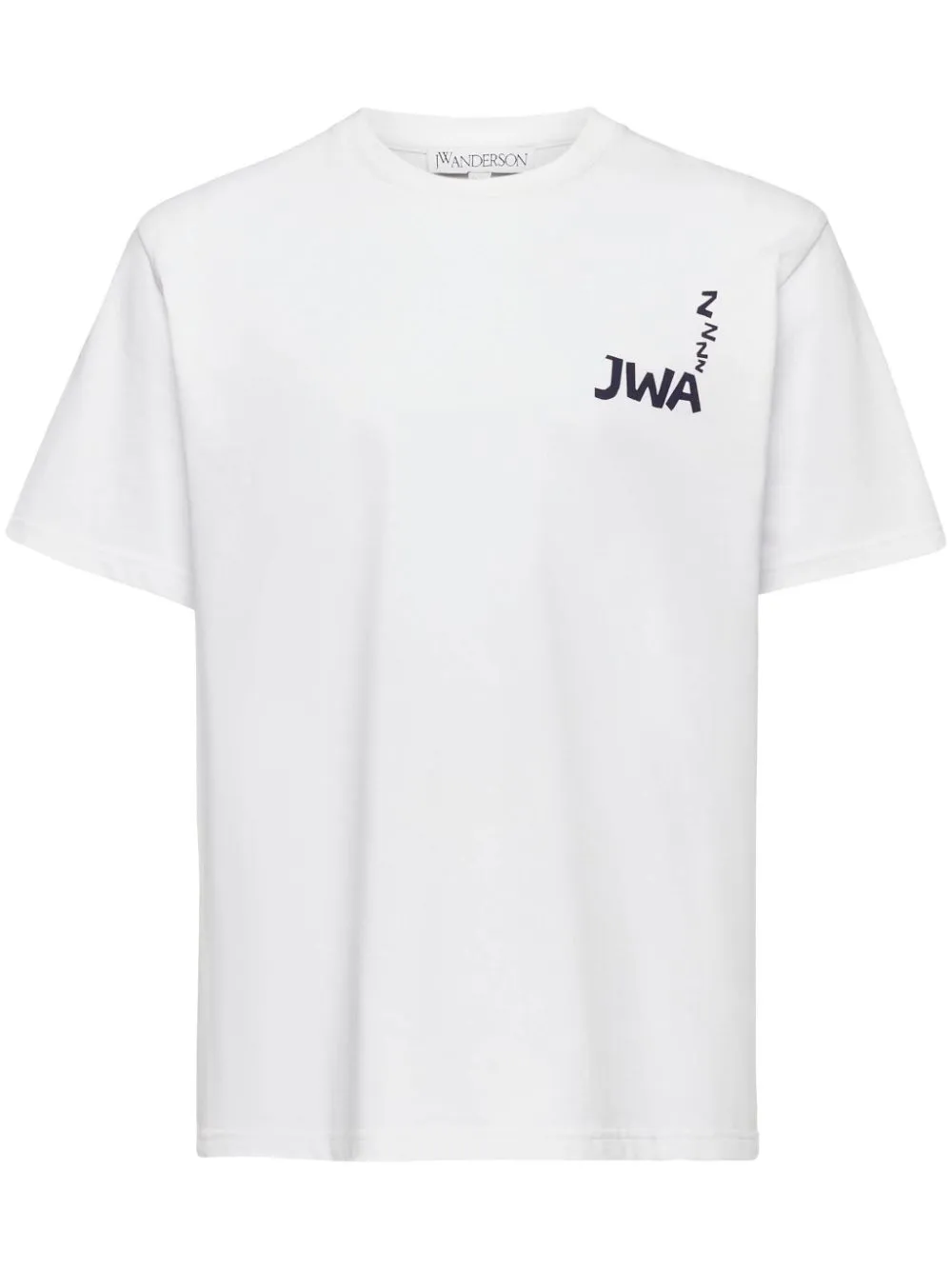 Shop Jw Anderson Jwa Slogan-print T-shirt In White
