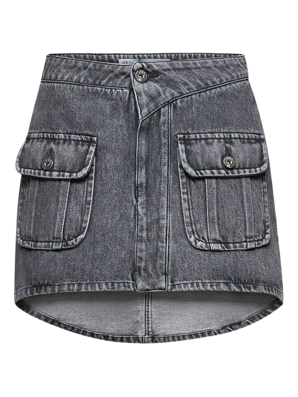 JW Anderson jupe mi-longue à poche plaquée | gris | Image 1
