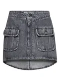 JW Anderson patch-pocket mini skirt - Grey