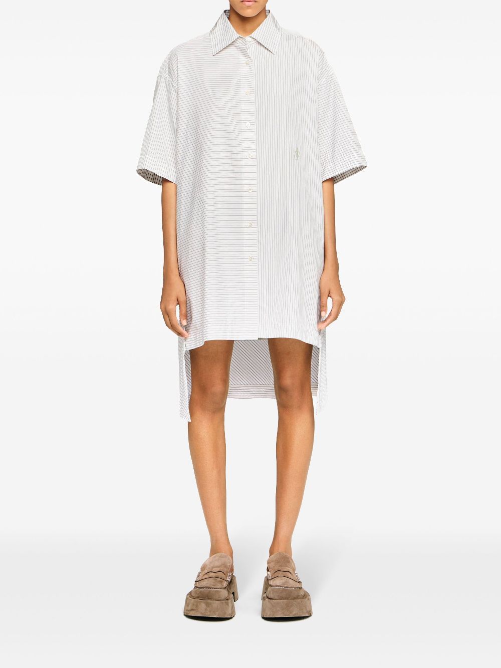 JW Anderson step-hem shirt dress Women