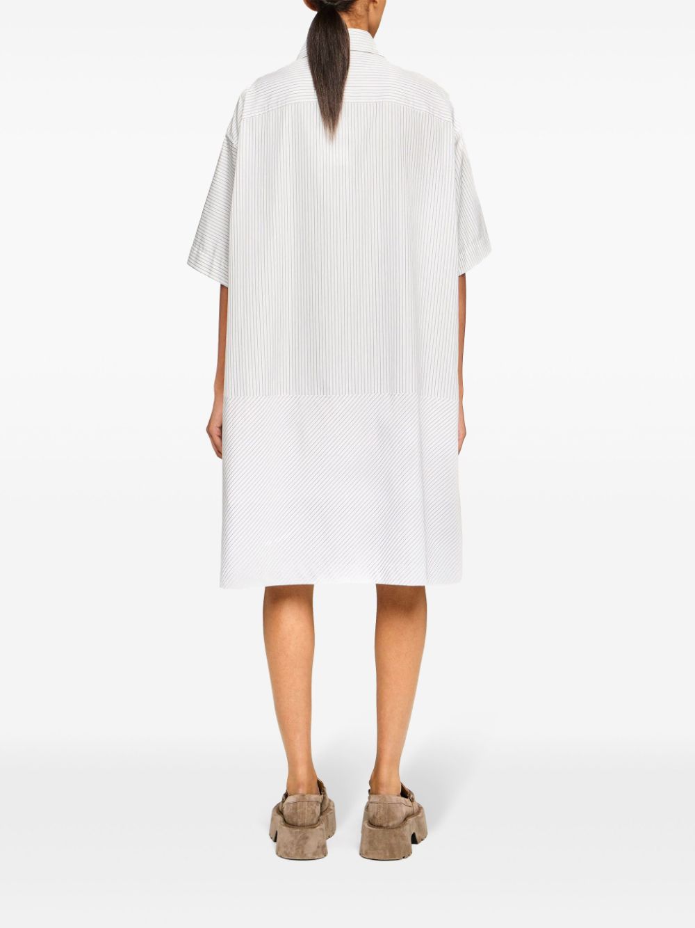 JW Anderson step-hem shirt dress Women