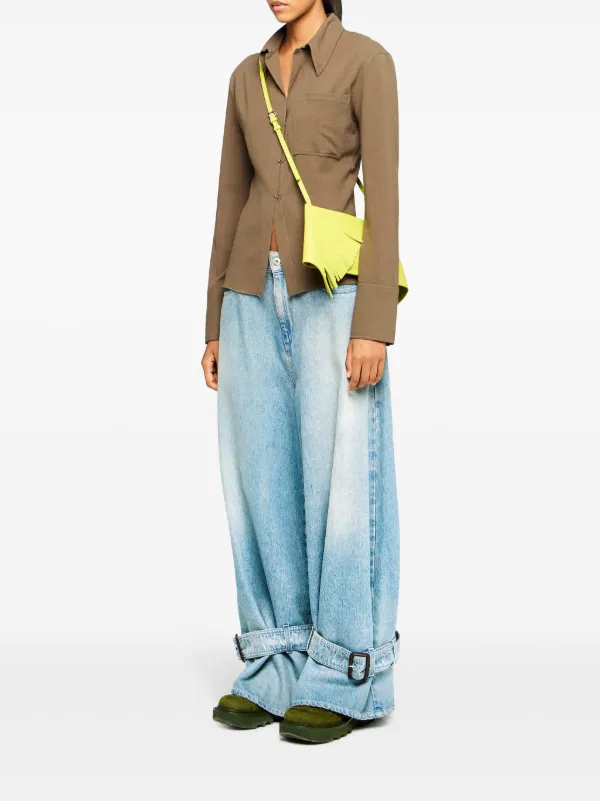 JW Anderson バックル ジーンズ | ブルー | FARFETCH JP