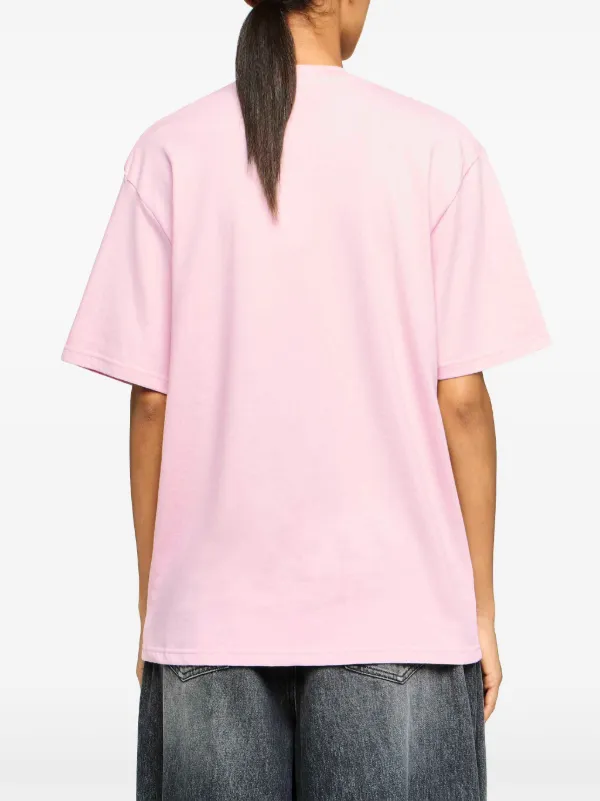 【関税込み】JW Anderson ピンク Window Embroidered Tシャツ JW Anderson window-embroidered T-shirt | Pink | FARFETCH JO