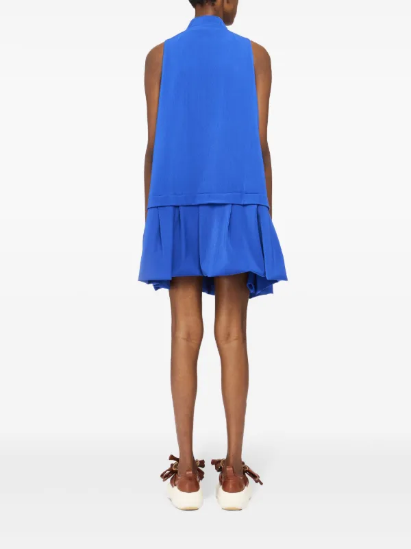 jw anderson blue mini dress WOMENS MINI DRESS IN DARK NAVY in DARK NAVY KW1544YN0532898XS