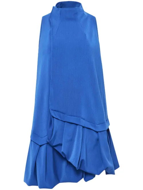Robe courte évasée à volants - JW Anderson - Modalova
