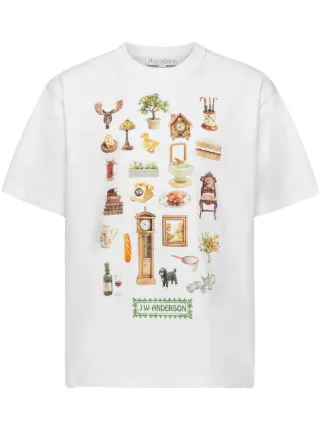 【送料&関税込】J.W. Anderson Diorama Printed Tee JW Anderson Diorama Printed T-Shirt Black – LESS 17