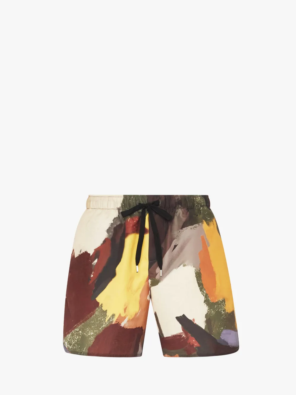 Shop Jw Anderson Abstract' Printed Swim Shorts In Red