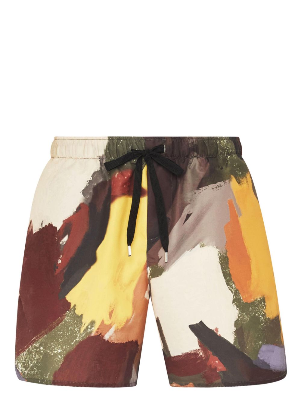 JW Anderson abstract-print swim shorts - Red