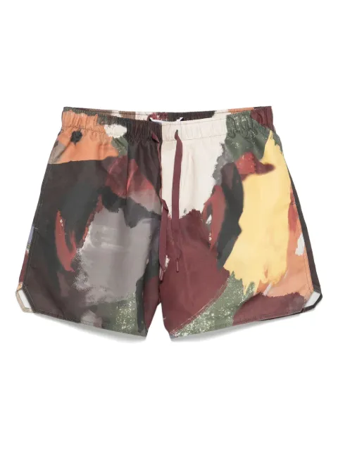 JW Anderson shorts de playa con estampado abstracto