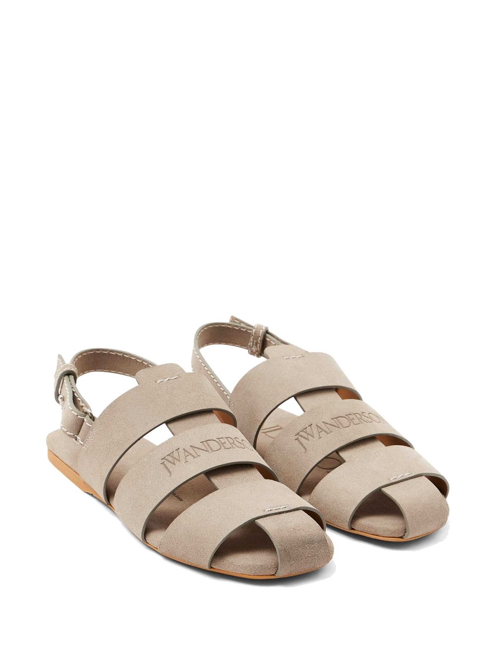 JW Anderson Suède sandalen - Grijs