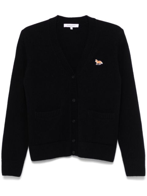 Maison Kitsune Baby Fox-patch cardigan Women