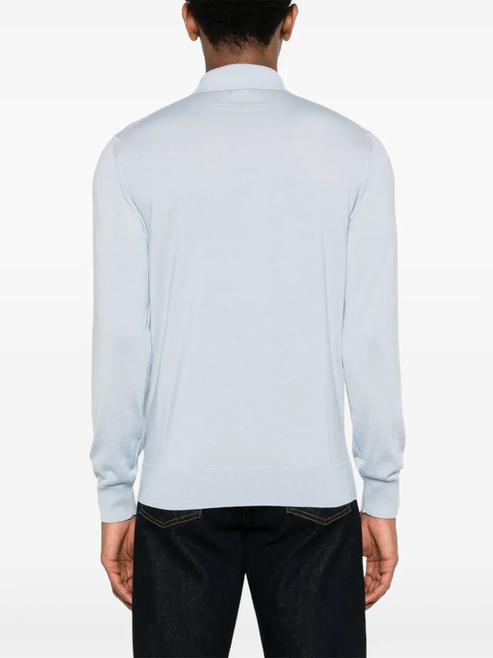 Zegna Kasjmier poloshirt Blauw