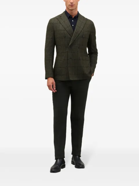 Boglioli Prince of Wales wool blazer
