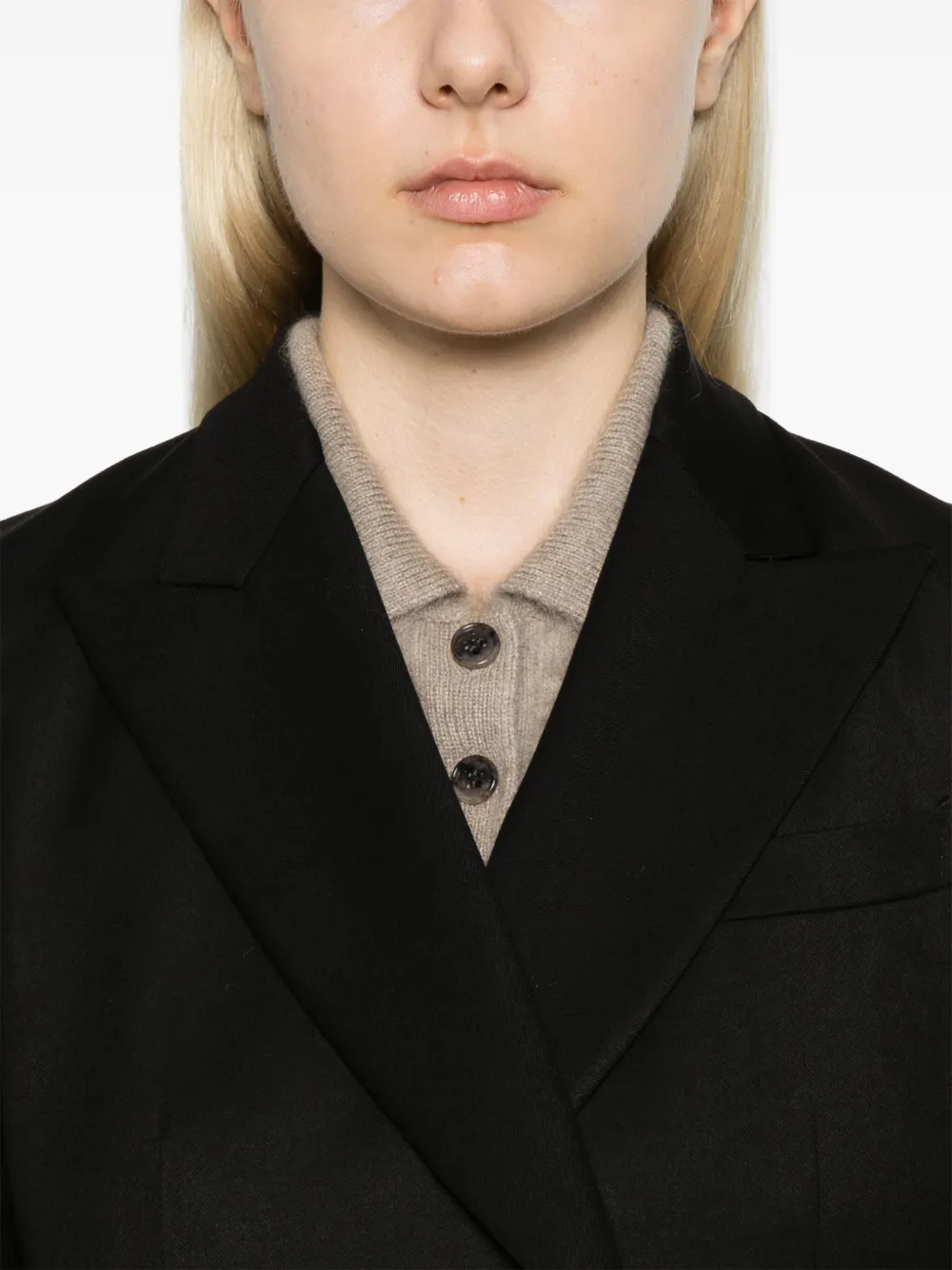 Boglioli Blazer met dubbele rij knopen Zwart