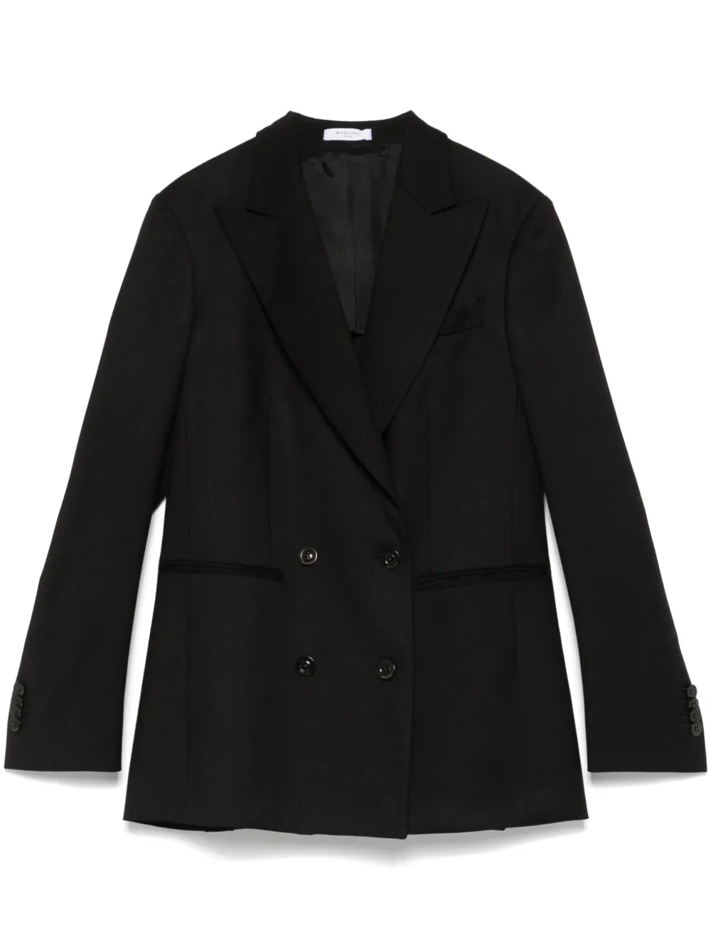 Boglioli blazer con doble botonadura | negro | Image 1