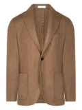 Boglioli patch-pocket single-breasted blazer - Brown