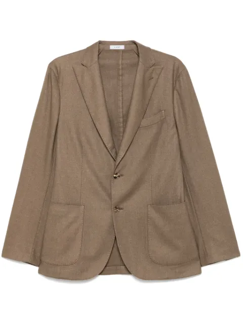 Boglioli patch-pocket single-breasted blazer