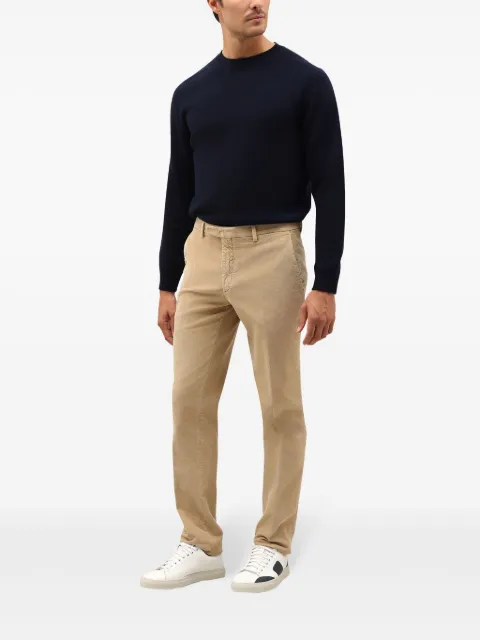 Boglioli pantalones chinos con diseño recto