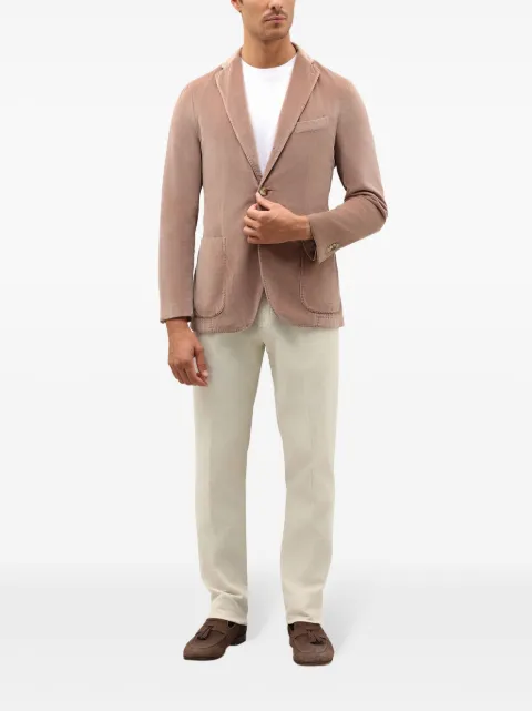 Boglioli blazer en velours à effet délavé