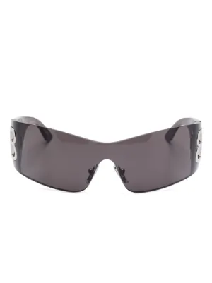 Balenciaga Eyewear BBロゴ サングラス | ホワイト | FARFETCH JP