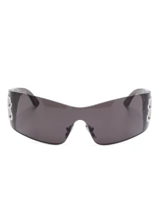 Balenciaga Eyewear BBリベット サングラス | ブラック | FARFETCH JP