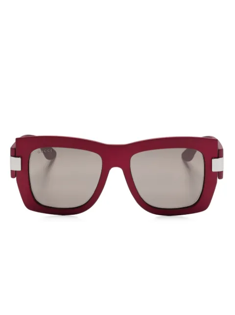 Gucci Eyewear نظارة شمس بإطار كبير