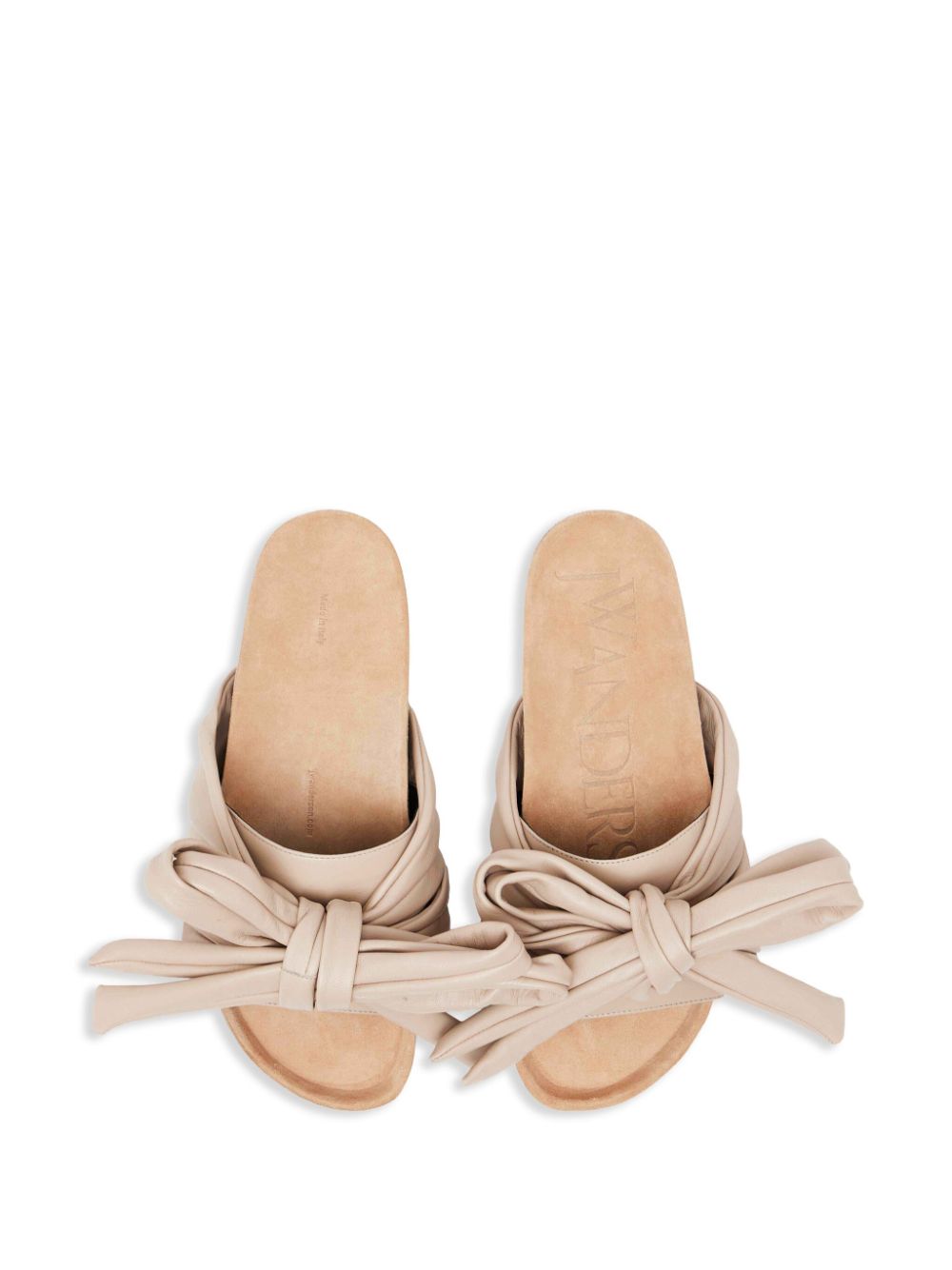 JW Anderson Sandalen met strik Beige