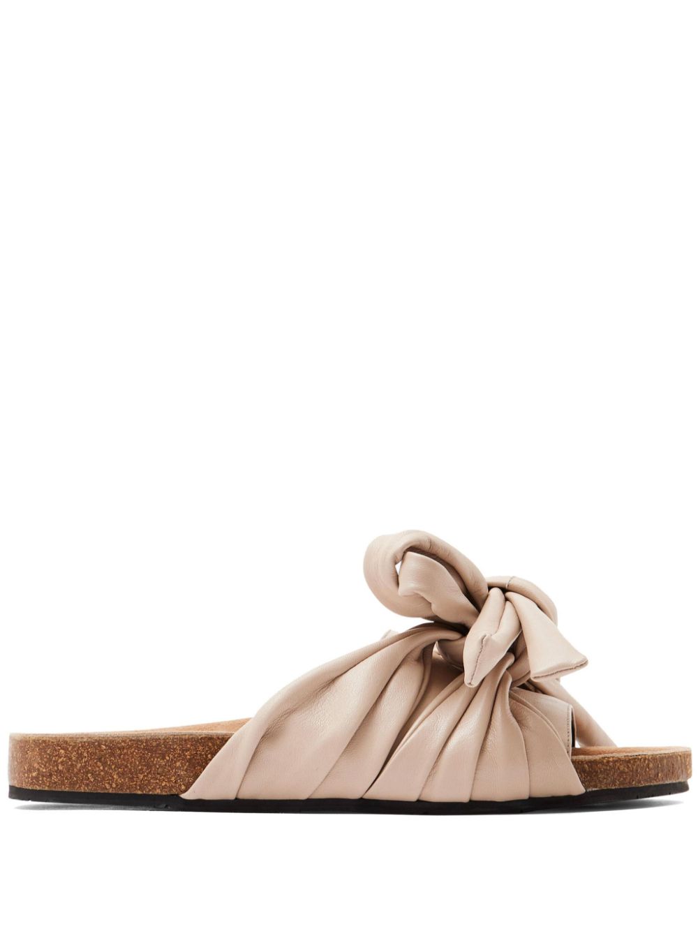 JW Anderson Bow flat sandals Beige