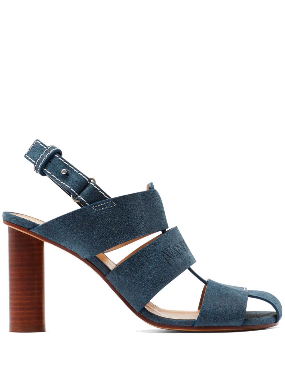 JW Anderson suede heeled sandals Blue