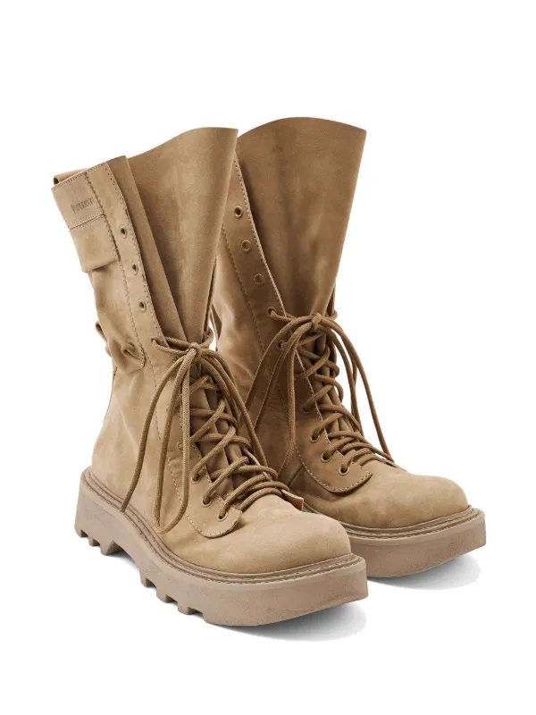 【関税込み】JW Anderson ベージュ パデッド ブーツ J.W.Anderson Beige Combat Leather Boots from $485.00 - on