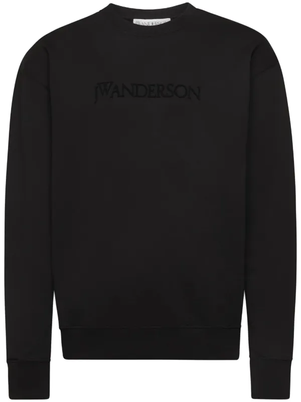 JW Anderson ロゴ スウェットシャツ | ブラック | FARFETCH JP