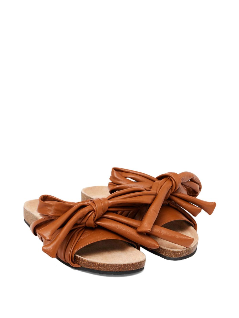 JW Anderson Bow flat sandals - Bruin