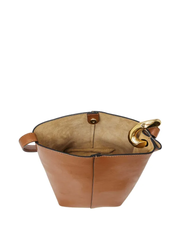JW Anderson Small Corner Bucket Bag | Brown | FARFETCH