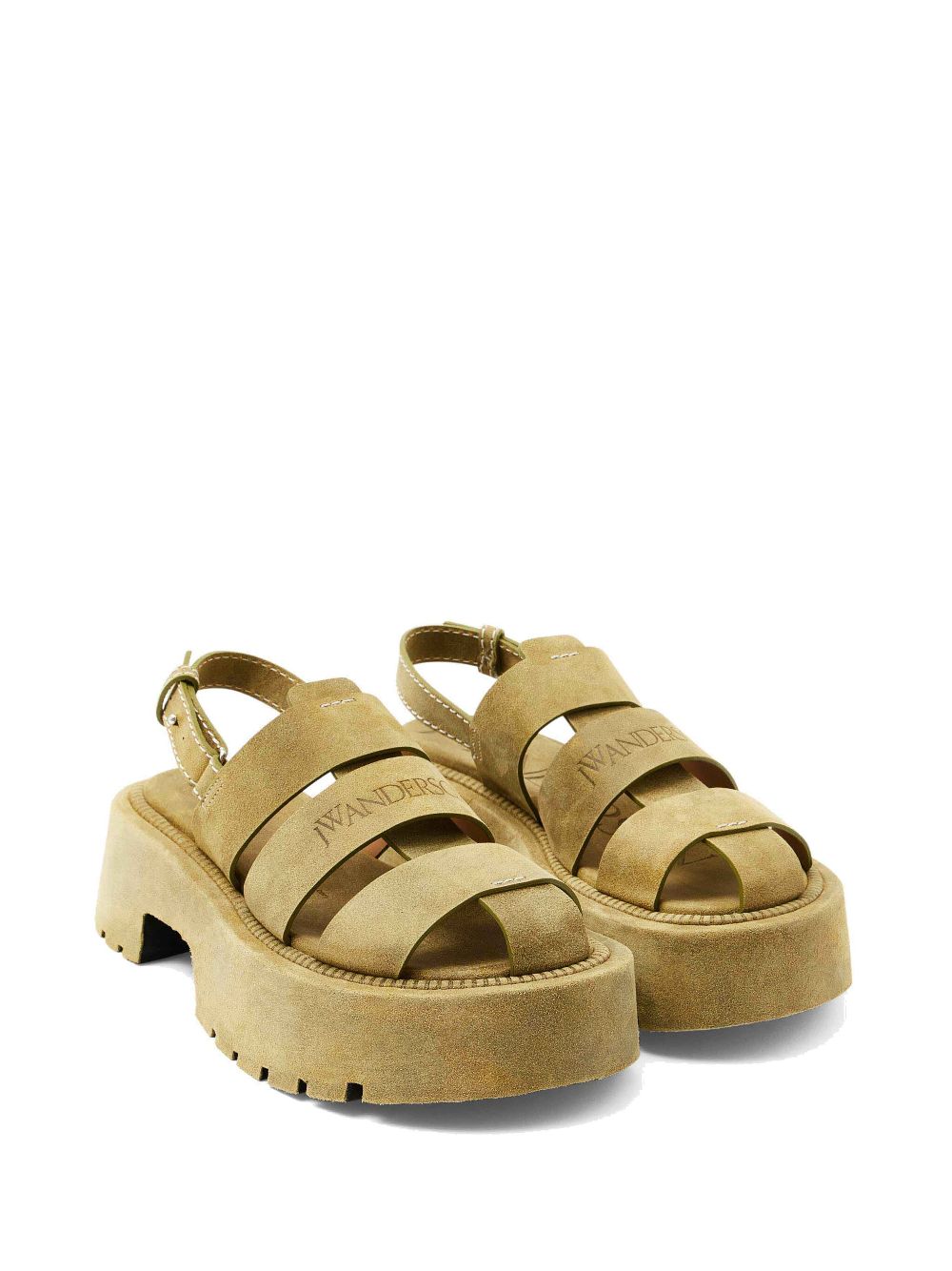 JW Anderson Suède sandalen - Groen