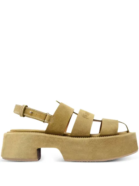 JW Anderson suede platform sandals