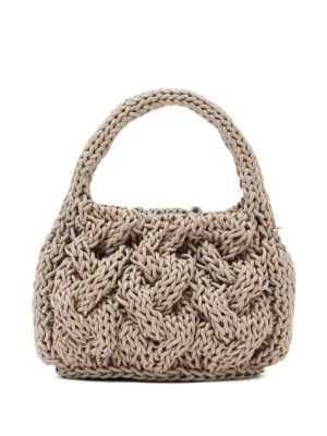 トートバッグ Jw Anderson Ivory Crochet Shopping Bag JW Anderson Ivory Crochet Shopping Bag | Neutrals | FARFETCH OM