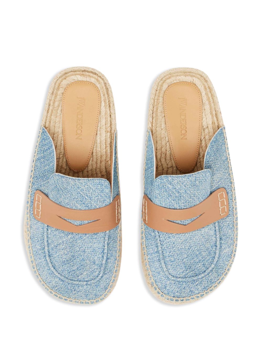 JW Anderson Suède espadrilles met plateauzool Blauw