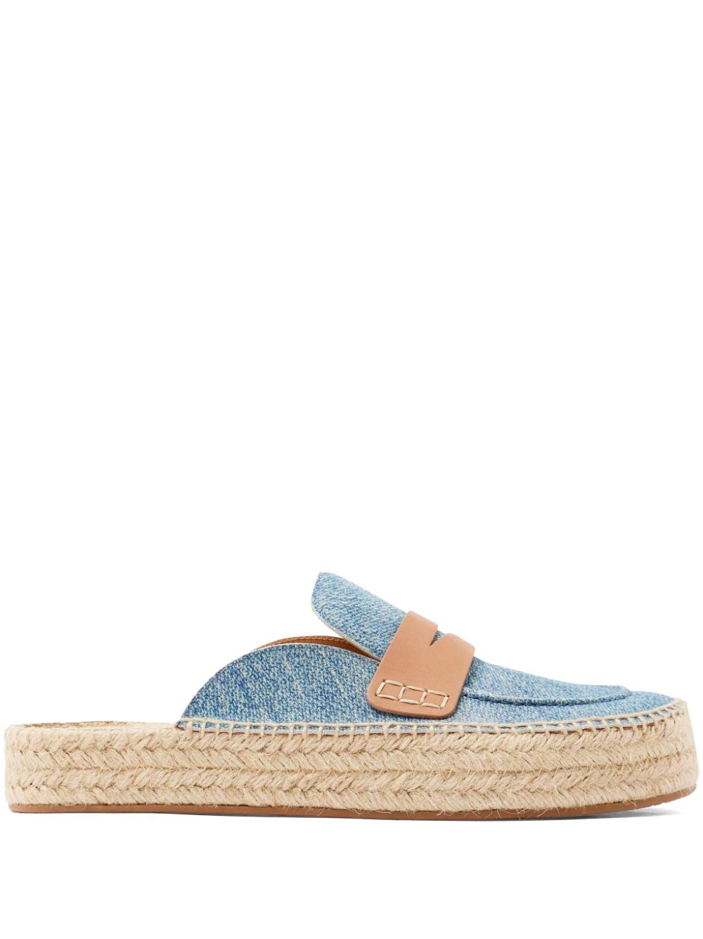 JW Anderson Suède espadrilles met plateauzool Blauw