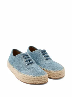 【関税込み】JW Anderson エスパドリーユ JW Anderson スエード エスパドリーユ | ブルー | FARFETCH JP