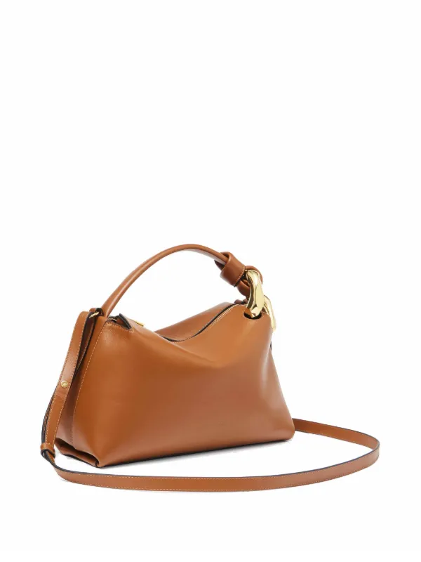2024-25 秋冬新作  ハイブランドの JW Anderson Corner ショルダーバッグ | ブラウン | FARFETCH JP バッグ