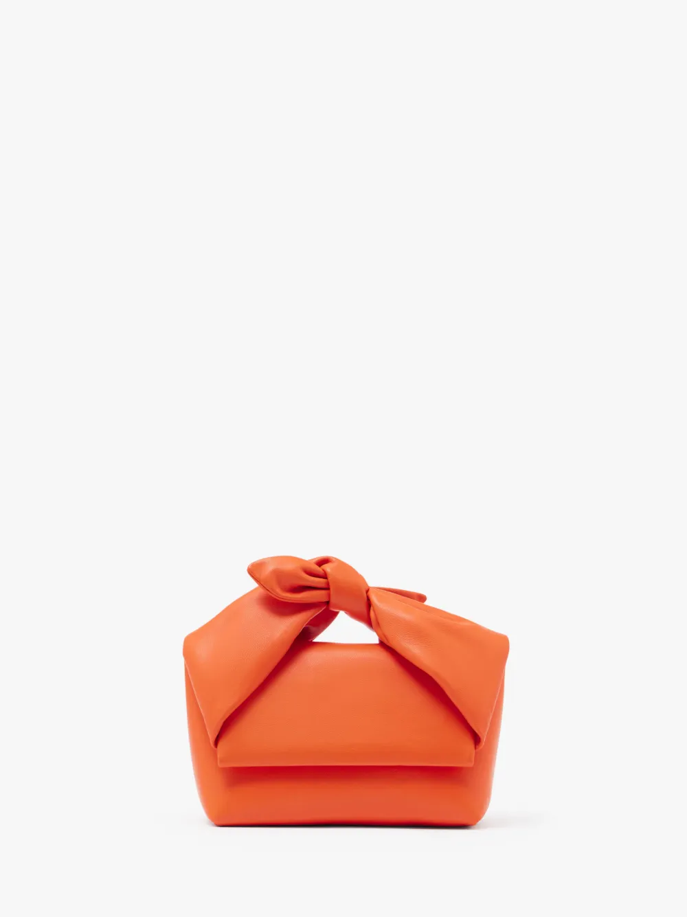Shop Jw Anderson Medium Bow Twister - Leather Top Handle Bag