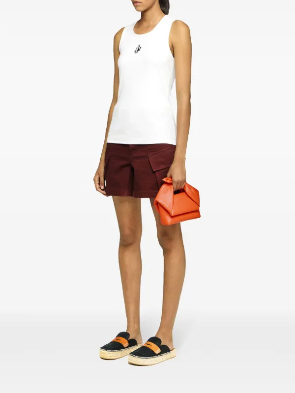 JW Anderson Medium Bow Twister Tote Bag | Orange | FARFETCH CA
